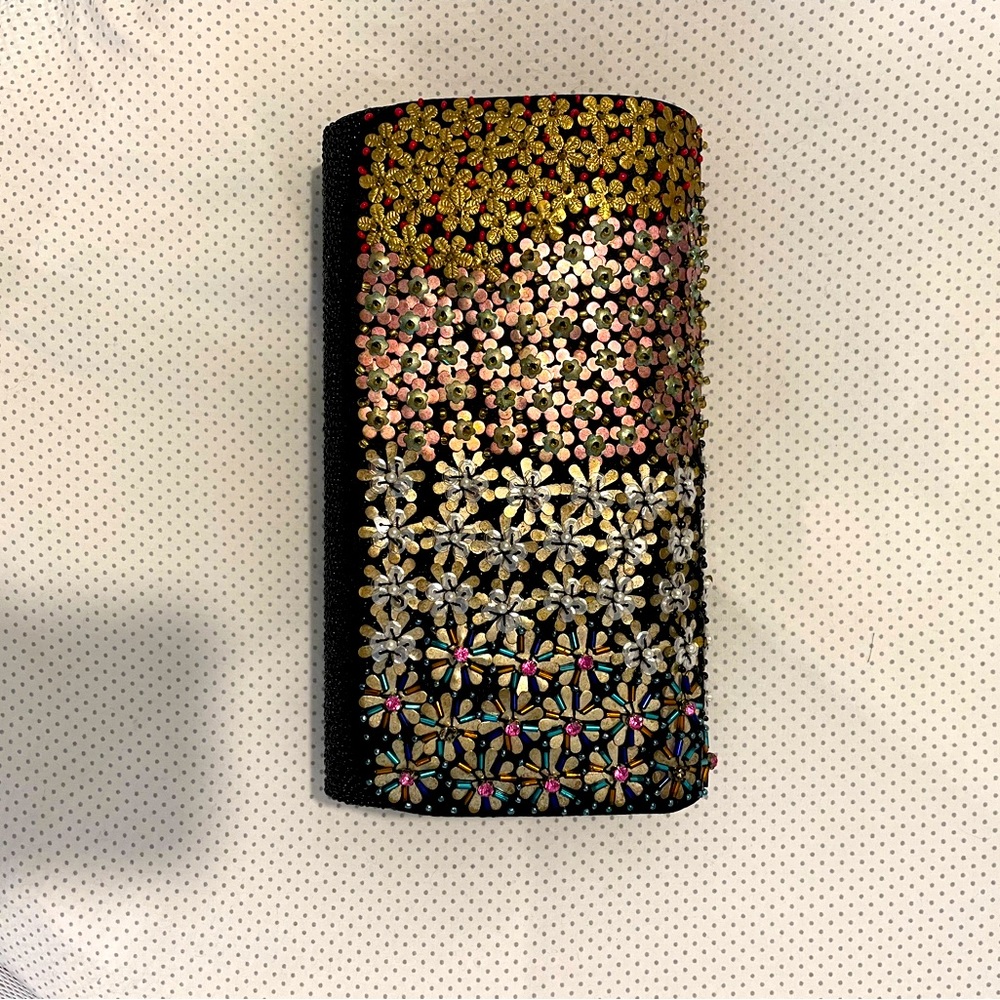 Beaded Anthropologie Clutch.